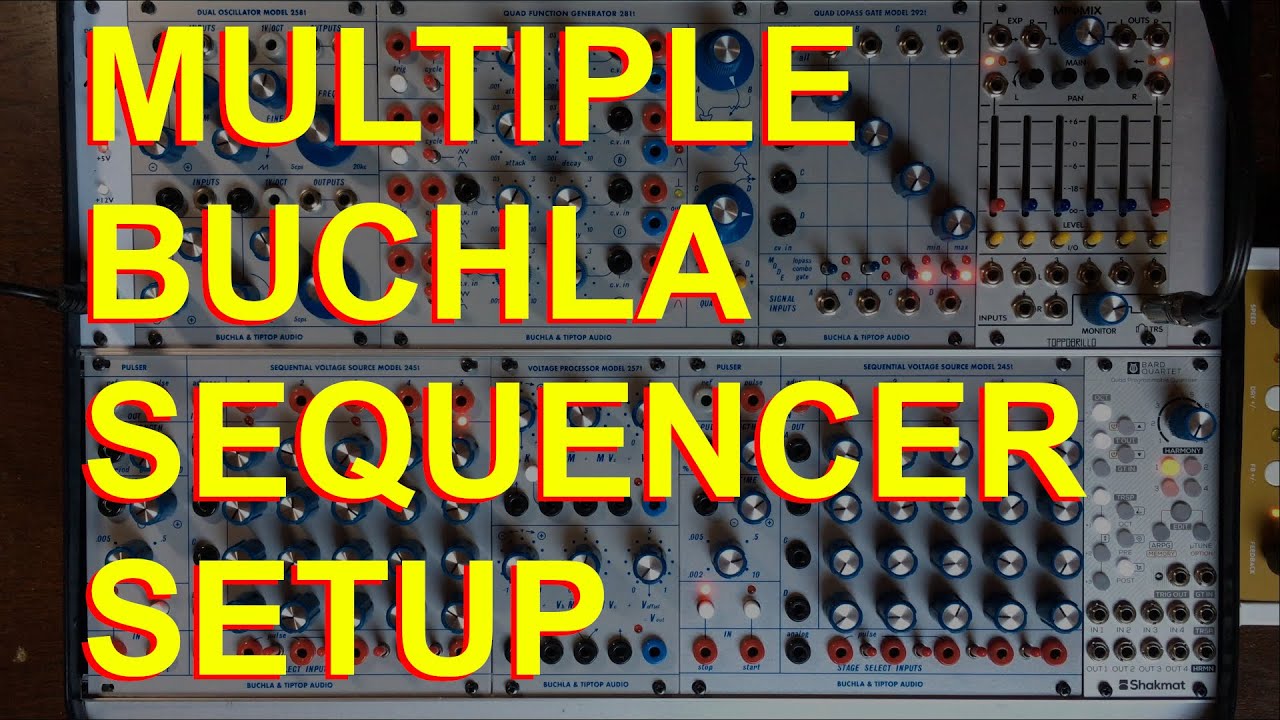 Два 245t и 257t | Buchla и Tiptop: советы и рекомендации по работе со звуком