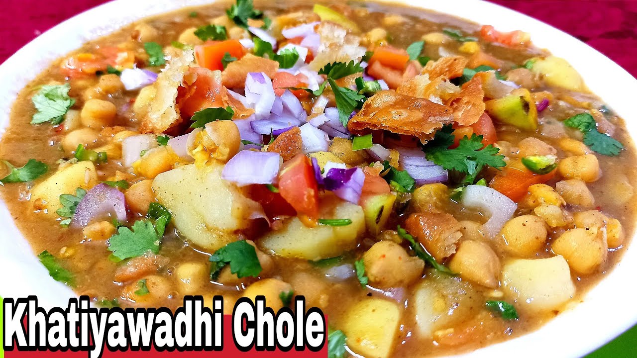 Khatte meethe chatpate👌very delicious yummy Khatiyawari chole recipe❤️Oil free yummy Breakfast ♥️