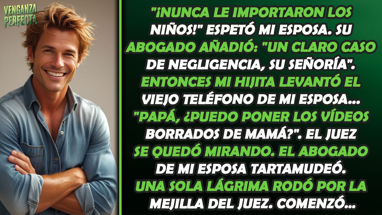 Mi esposa me llamó monstruo en el juzgado... Entonces mi hijo reprodujo sus videos borrados y ...