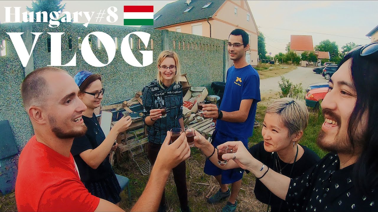 【海外VLOG ハンガリー#8】ハンガリーの田舎で現地民に大歓迎される日本人夫婦｜カウチサーフィンの出会い