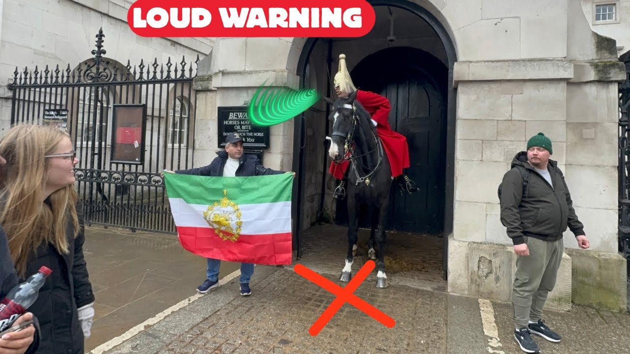 😤COMMAND! Guard Takes Charge Against Iranian 🇮🇷 Protester in White Line!