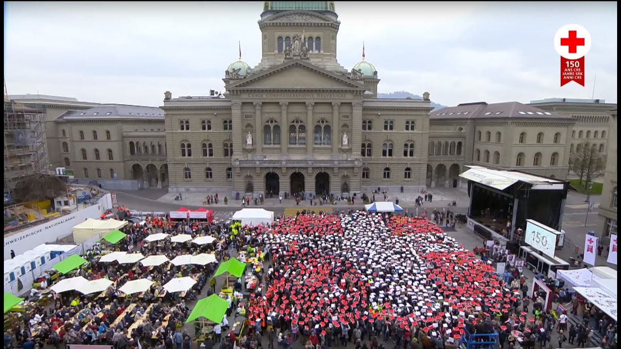 Das Schweizerische Rote Kreuz ist 150 Jahre alt
