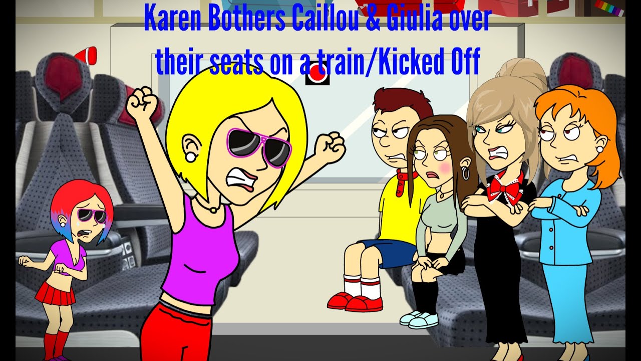 Карен и ее дочь беспокоят Кайю и Джулию из-за их мест в первом классе в поезде.