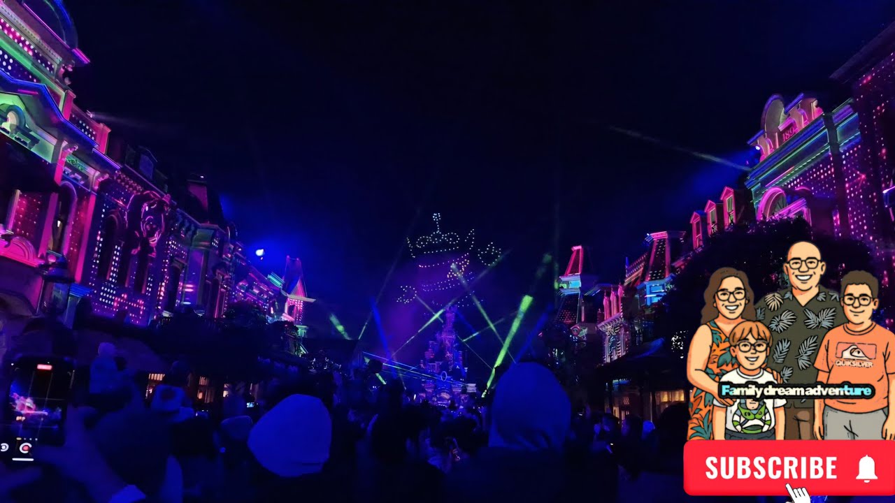 Show : disney Tales of MAgic :  immersif dans Mainstreet / drone / fireworks(feu artifice ) 4K .