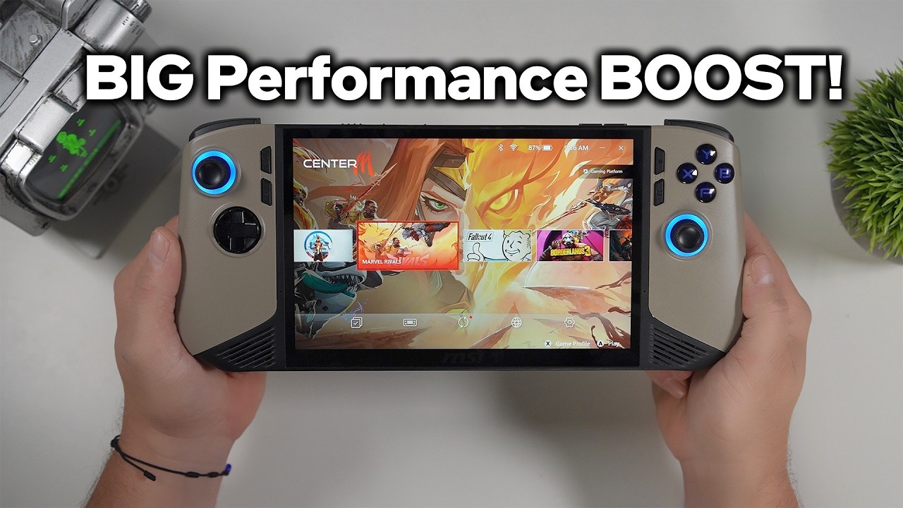 The MSI Claw 8 AI Just Got A BIG Performance BOOST!
