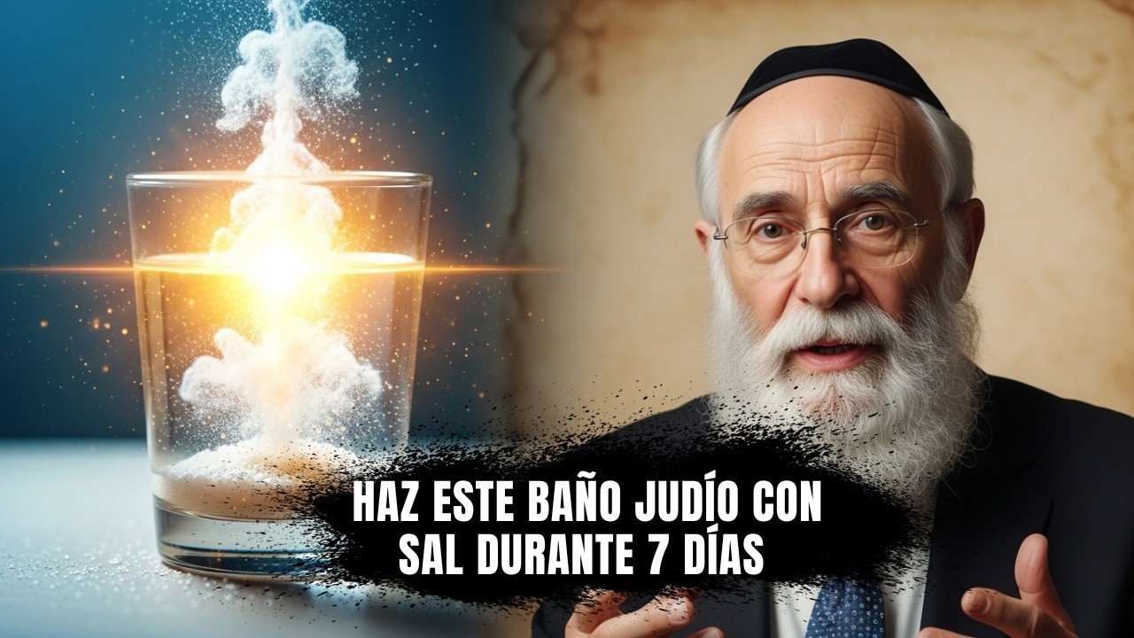 Haz este BA&Ntilde;O JUD&Iacute;O con SAL durante 7 D&Iacute;AS &ndash; Y ELIMINA TODA ENERG&Iacute;A NEGATIVA