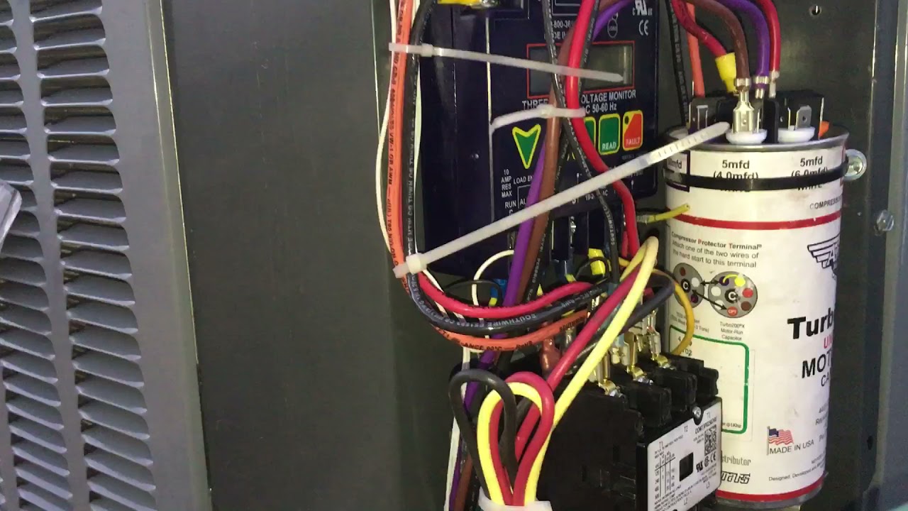 Three phase Monitor ICM 450￼ Defective Symptom caught on video￼. (&ldquo;No￼ The wires are not loose&rdquo;)￼