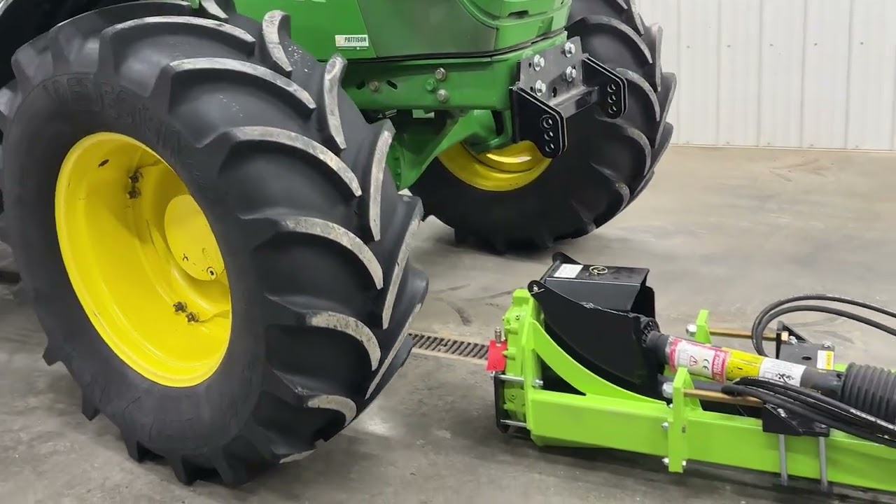 Schulte FM-350 Front Mount Frame and SDX-102 Snow Blower Installation on tractor