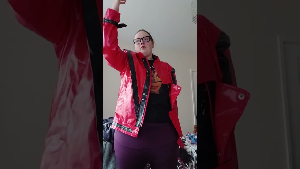 Me practicing impersonating for Michael jackson