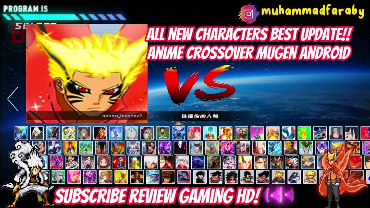 NEW UPDATE! Anime CrossOver Mugen Android TCEAM2.6 - ANIME WAR Mugen Android Offline