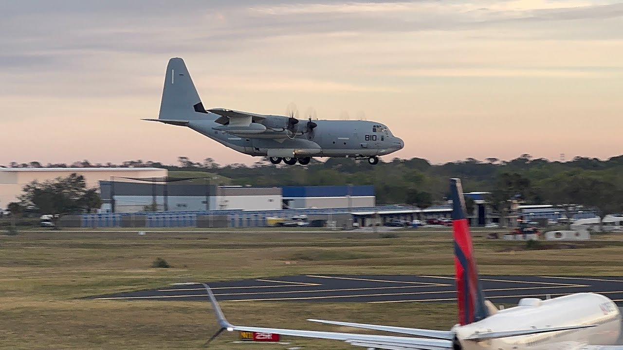 Evening Plane Spotting at Daytona Beach International Airport (12/5/2024)