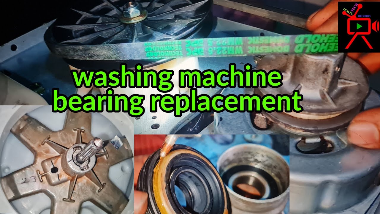Washing machine bearing change / repair/whirlpool washing machine bearing replace
