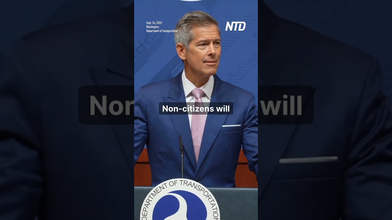 Transport Sec  Sean Duffy Launches Nationwide Audit of Non Domiciled Truck Driver's Licenses