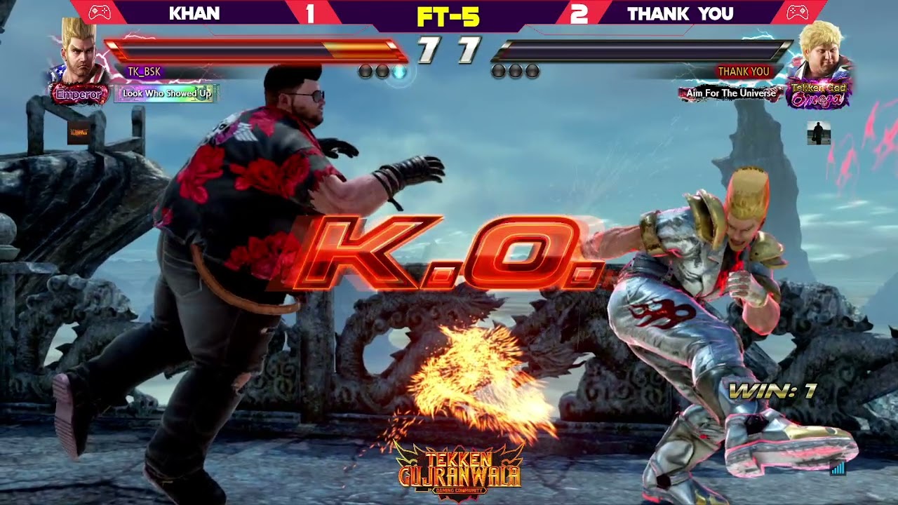 [FT5] Khan (Paul) VS Thank You (Bob) Tekken 7 Pakistan
