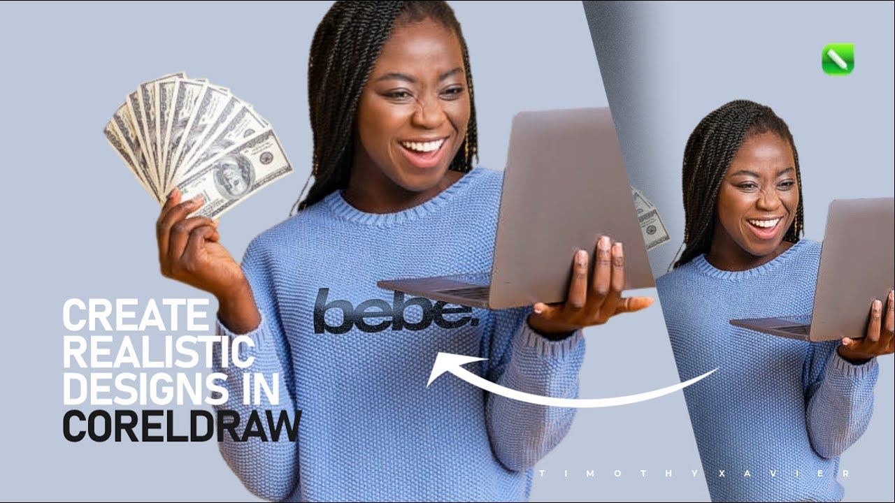 HOW TO CREATE REALISTIC TSHIRT DESIGNS EASILY USING ANY PHOTO IN CORELDRAW - Timothy Xavier