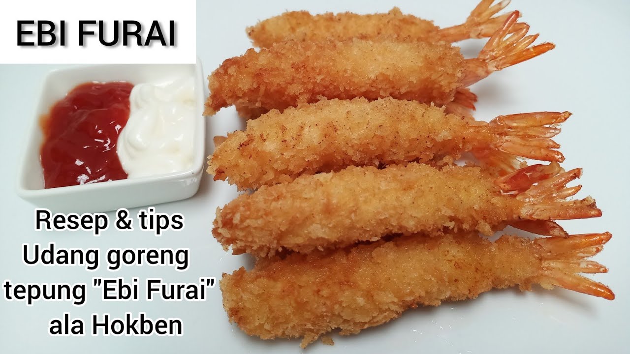 Cara dan Tips membuat Ebi Furai atau udang goreng tepung Lurus Besar Ala Hokben #EBIFURAI