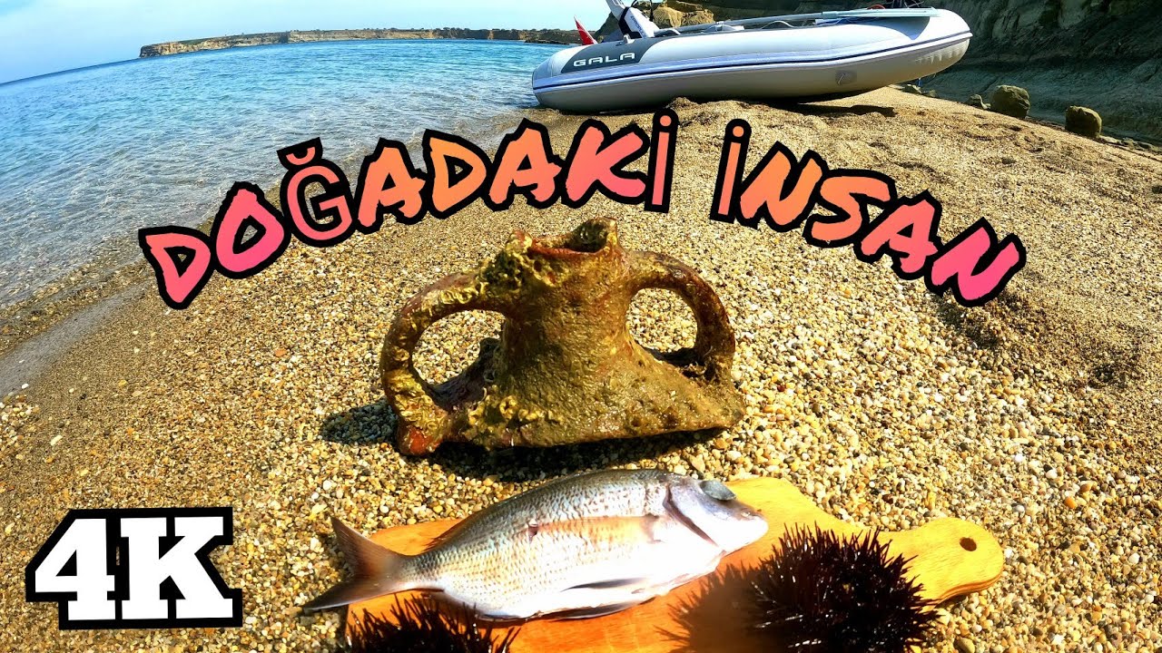 Doğa Deniz Manzara🏝, Gökçeada'da Muhteşem bir koyda öğlen yemeği, sualtı & 4K Drone