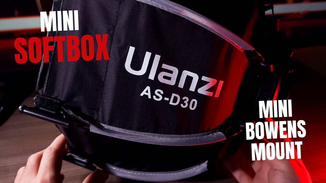 Softbox Ulanzi AS-D30 (+Teste de ruído do LED ZU60)