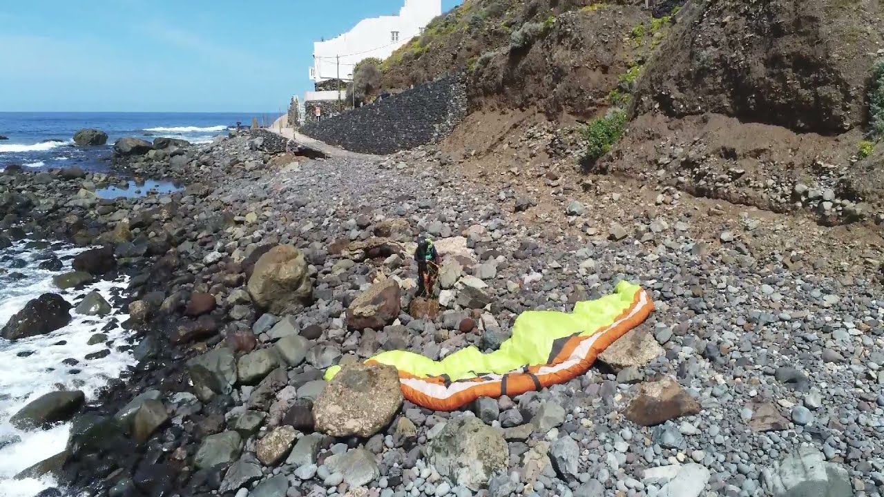 Atterrissage Technique sur Plage à Marée Haute (Parapente)