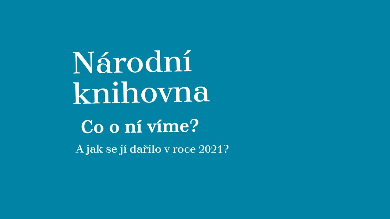 Jsme Národní knihovna. Co o nás víte?