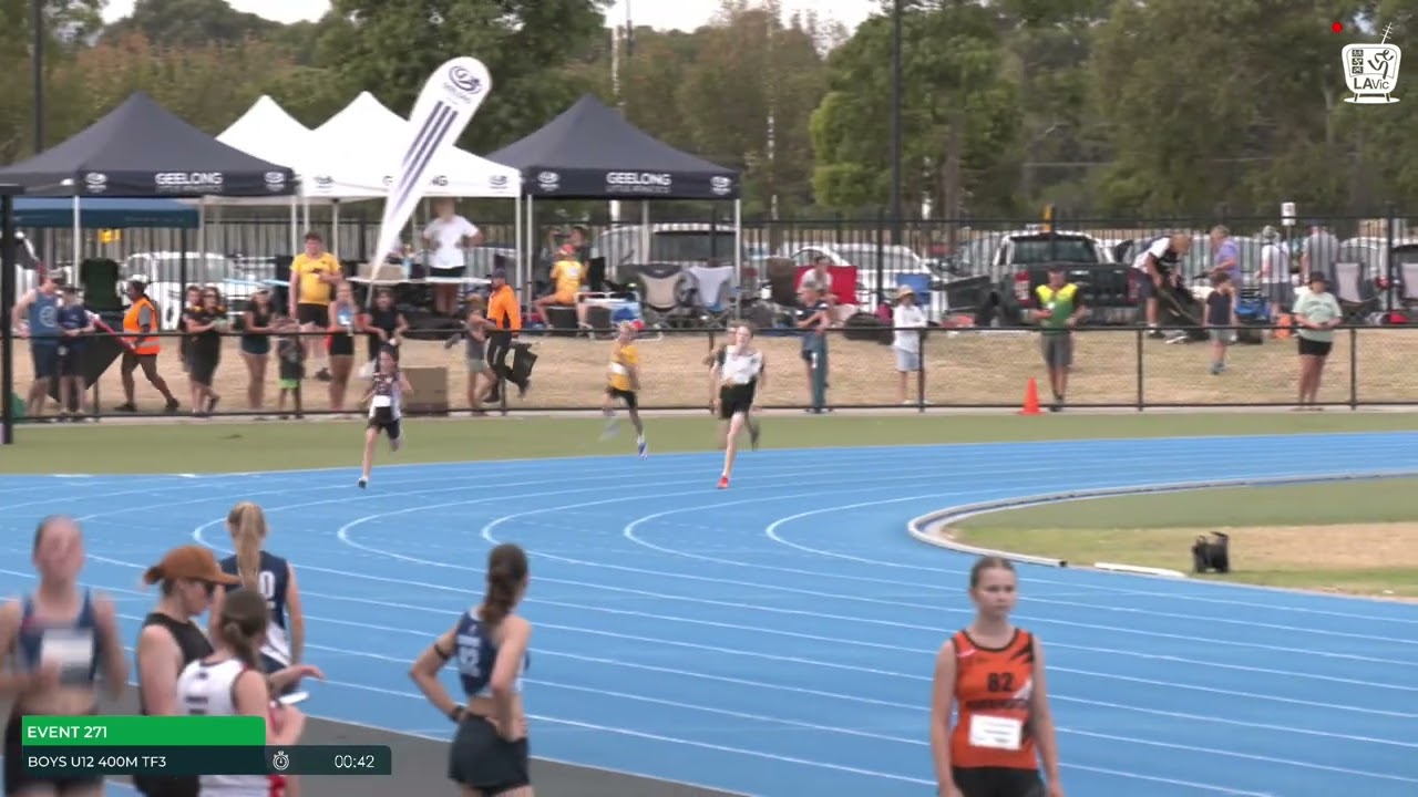 Boys U12 400m Timed Final 3 : 2024-25 State Track and Field Championships