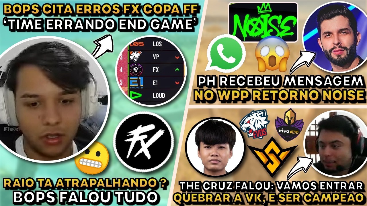 BOPS EXPLICA ERRO FX COPA FF! PH RECEBEU RECADO TORCIDA WPP! MODESTIA REVELA TITULO PERDIDO BURIRAM!