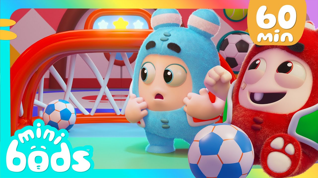 Football Fallout | Minibods | Rob the Robot & Friends - Funny Kids TV