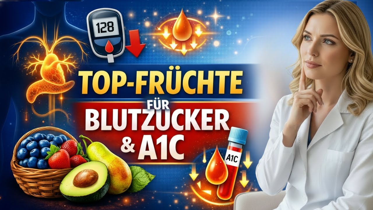 **Arzt erklärt: Die besten Früchte zur Kontrolle des Blutzuckers und des HbA1c**