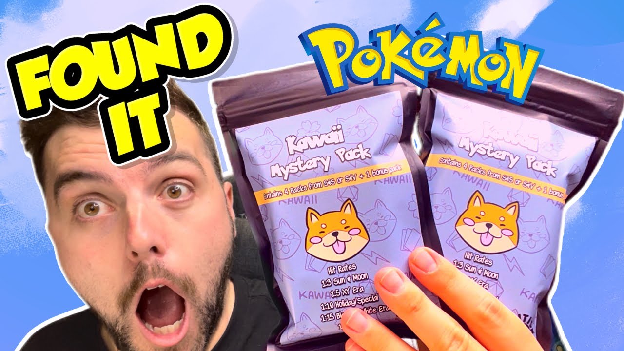Did I FIND Pokemon WOTC VINTAGE Inside Kawaii Mystery Packs?!