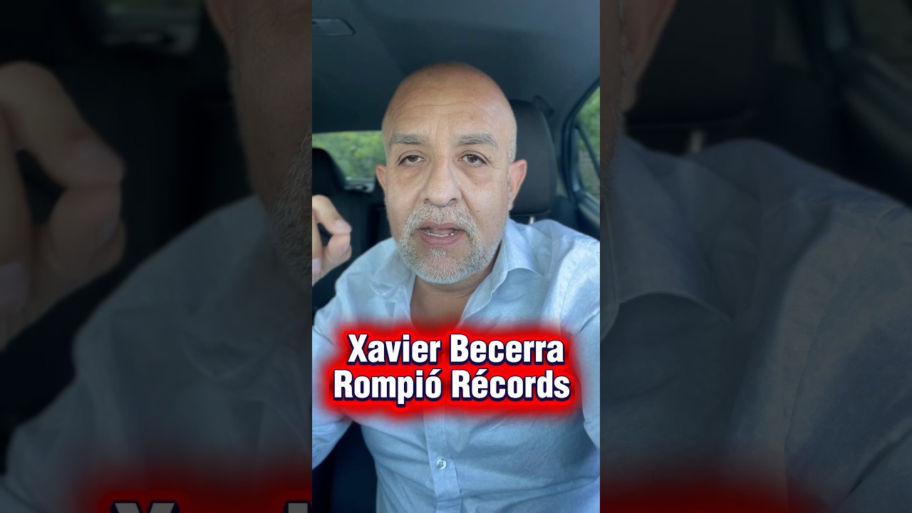 Xavier Becerra Rompi&oacute; R&eacute;cords @B@BecerraforGovernor