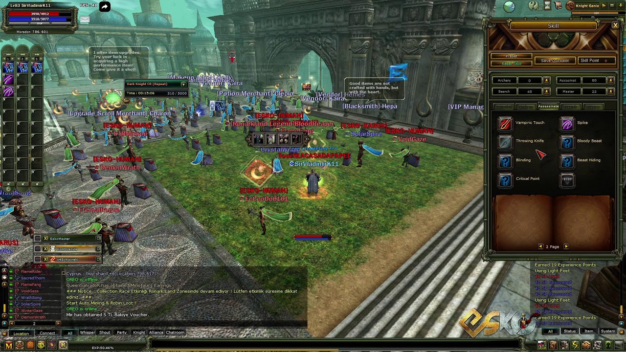 EskoGame.org 25xx FARM Server #knightonline #esko [SirVladimirK11]