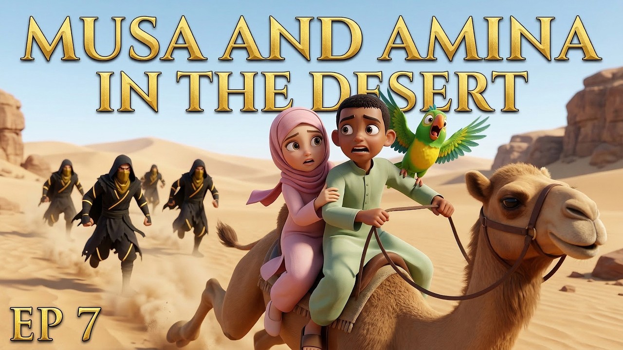 Musa & Amina: Desert Adventure (Episode 7) | Islamic Series & Islamic Cartoon