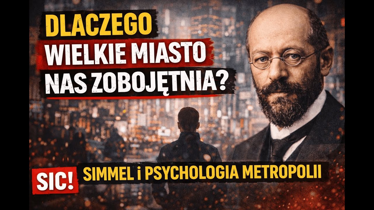 Dlaczego wielkie miasto nas zobojętnia? Simmel i psychologia metropolii | Podcast filozoficzny