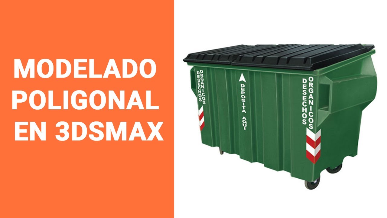 Modelado poligonal en 3dsMax - Contenedor