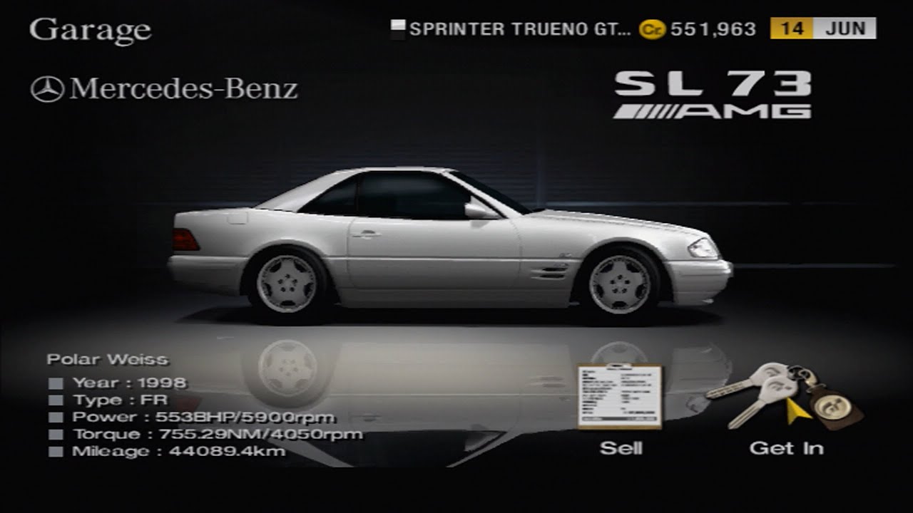 If Mercedes-Benz SL 73 AMG was in Gran Turismo 4 [Hybrid Mod]