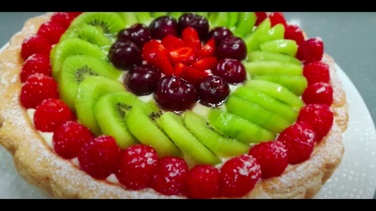 Tarte Aux Fruits Avec Crème Diplomate