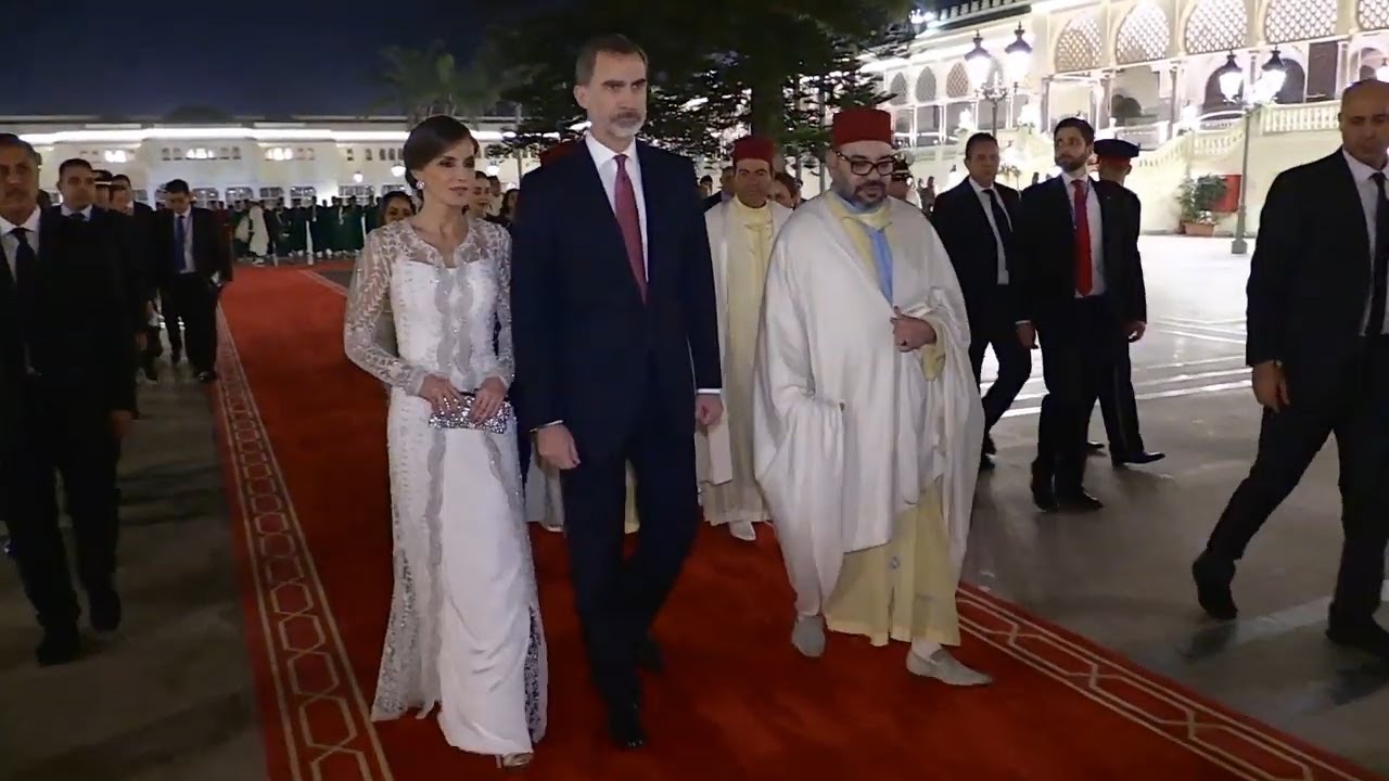 Los Reyes en la cena de gala ofrecida por Mohamed VI