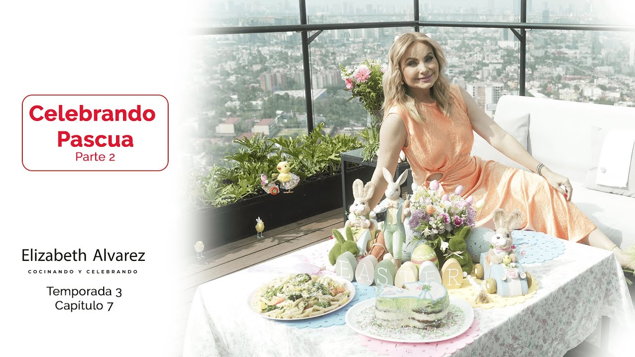 ¡Celebrando Pascua! Parte 2 - Pasta Primavera con brócoli, apio y zanahoria #elizabethalvarez