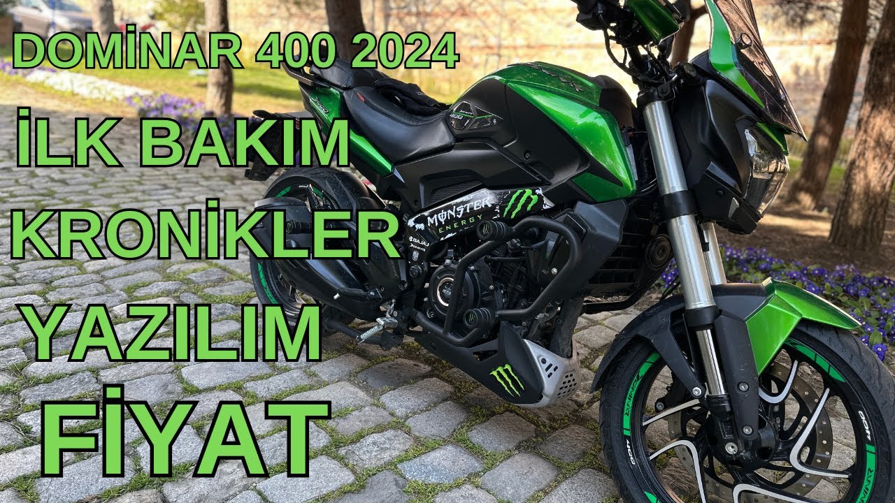 DOMİNAR 400 İLK BAKIM MALİYETLER - YAZILIM GÜNCELLEME - KRONİKLER 2024 #bajaj  #dominar400 #motor