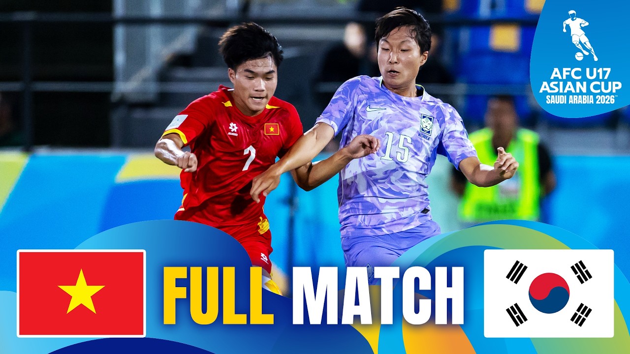 Vietnam vs Korea Republic | Full Match | Group Stage &ndash; AFC U17 Asian Cup&trade; 2026