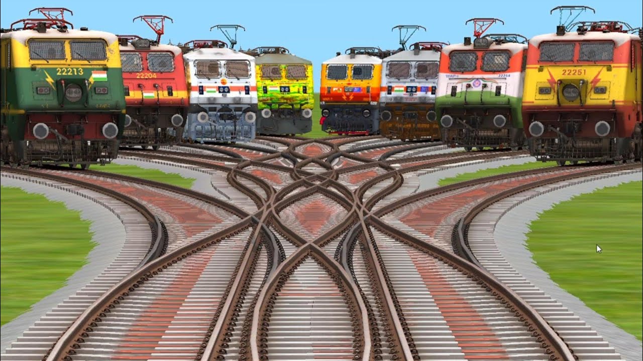 New trains track local train simulator classic moment gameing play rute chanje crossing bumpy road 