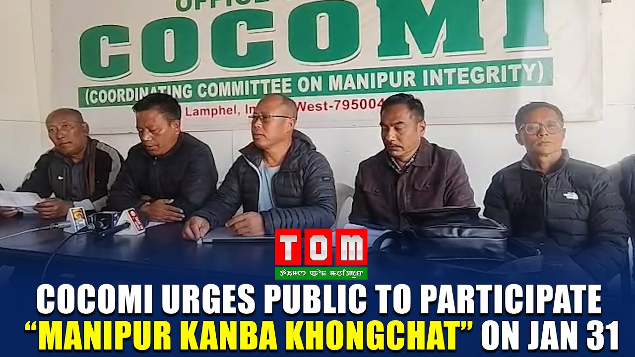 COCOMI URGES PUBLIC TO PARTICIPATE “MANIPUR KANBA KHONGCHAT” ON JAN 31