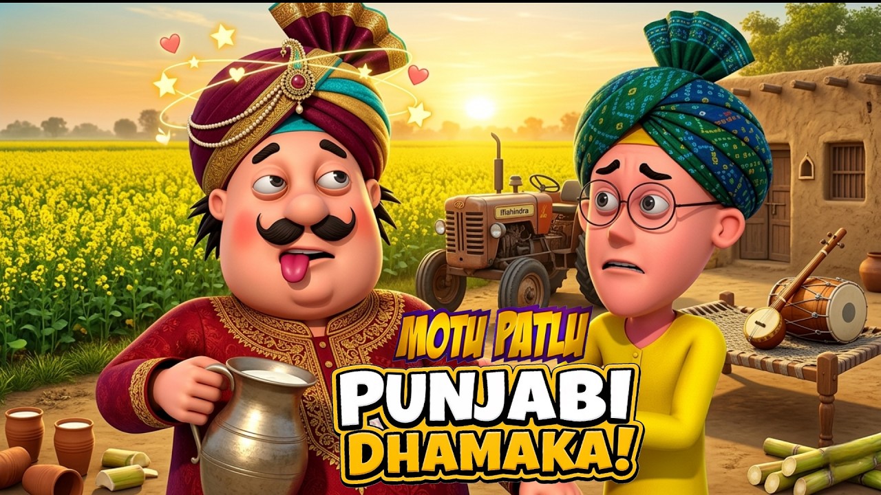 Motu को क्यूँ दिखे दिन मे तारे | Motu-Patlu Punjabi Dhamaka