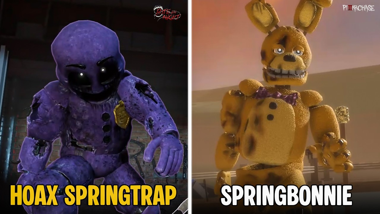 Bite By Night Hoax VS Pillar Chase 2 SpringBonnie Gameplay!?
