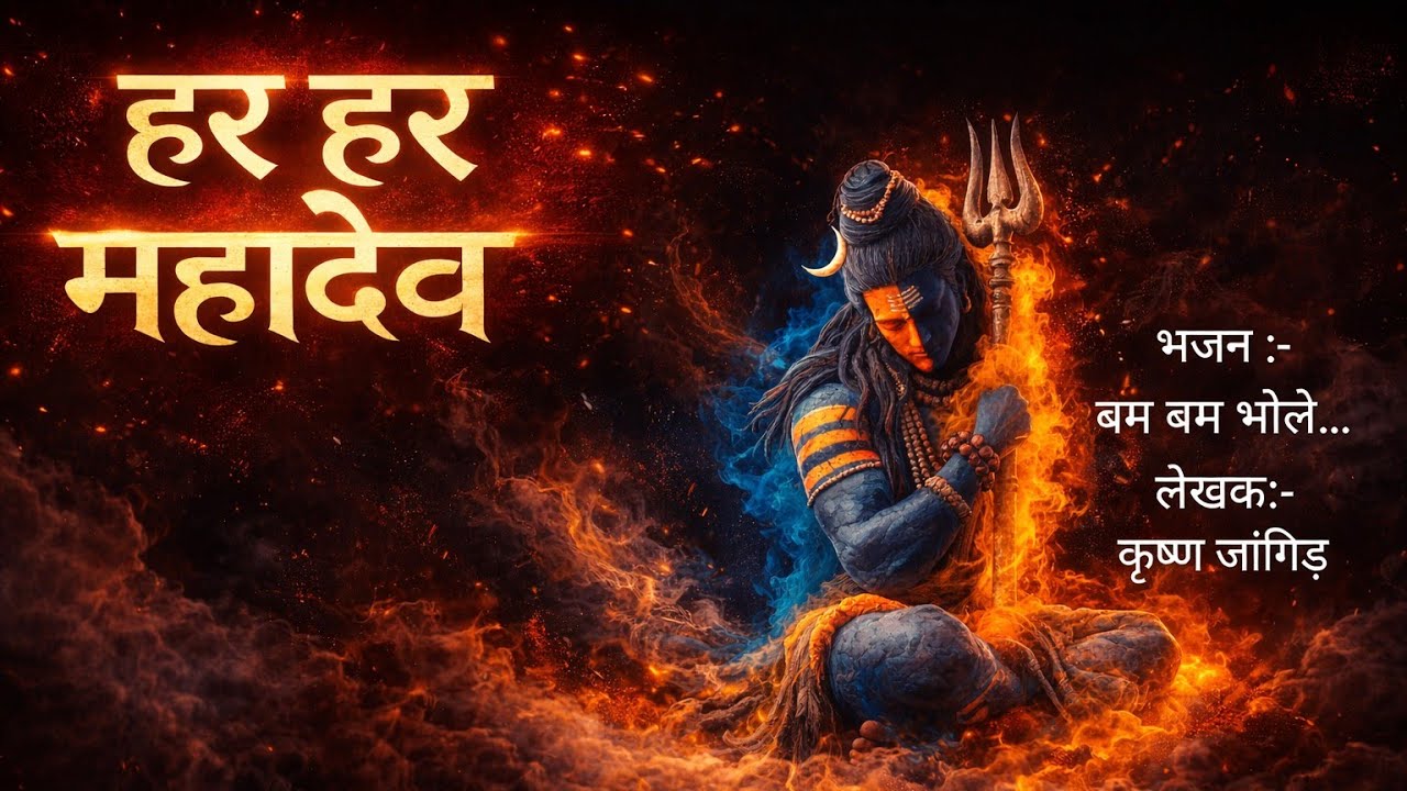 यह भजन सुनकर रोंगटे खड़े हो जाएंगे | BAM BAM BHOLE 🔱#shiv #mhadev #mhakal