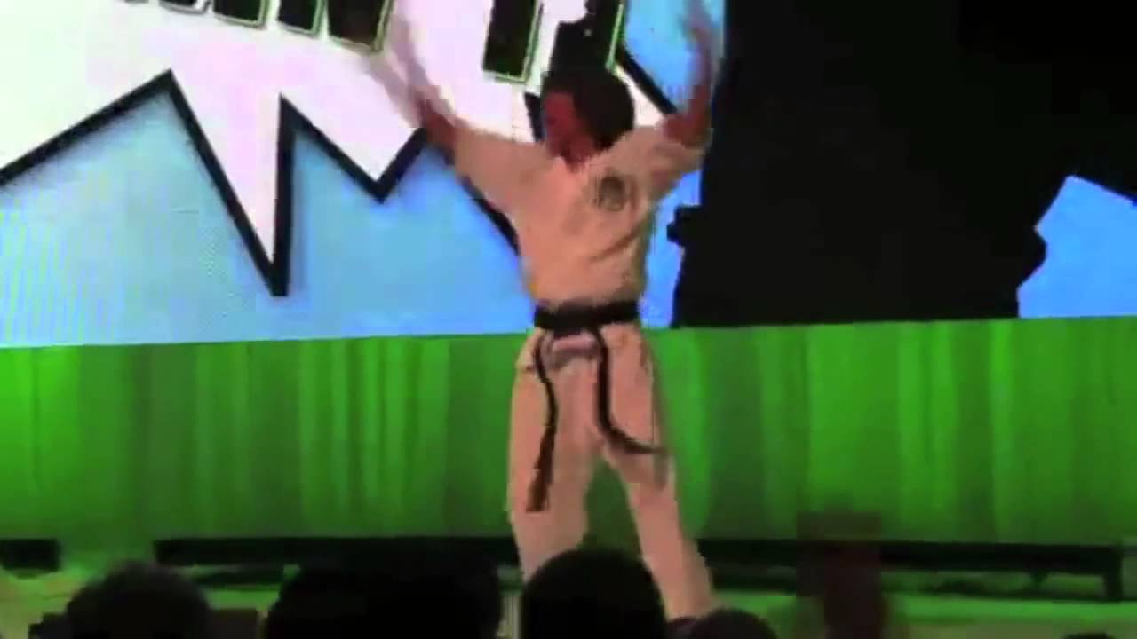 Leo Howard karate demostration
