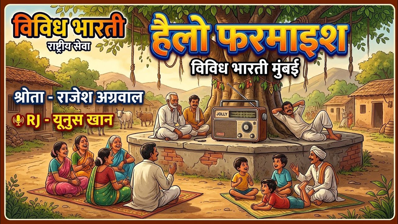 हैलो फरमाइश विविध भारती मुंबई श्रोता राजेश अग्रवाल @Bareilly333 