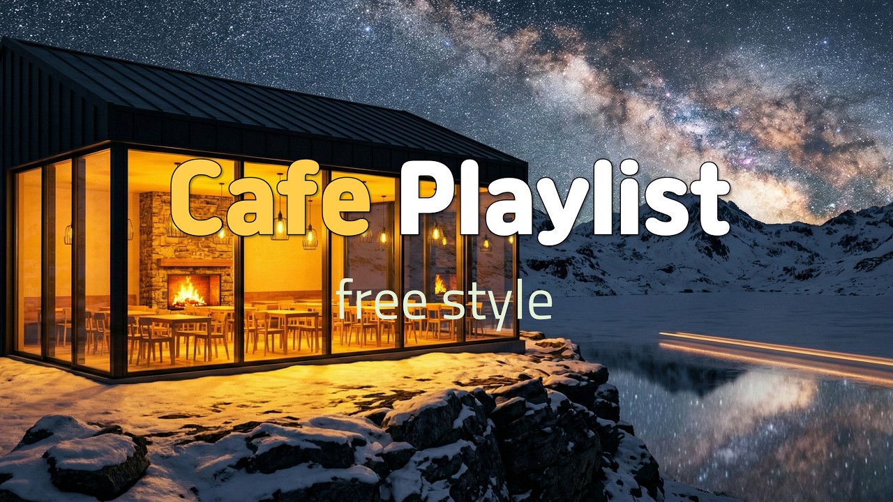 playlist❄️ 눈 내리는 창가, 나만의 작은 겨울 카페  집중력을 높여주는 52곡의 로파이 #814 🎶  공부할 때 · 일할 때 · 독서용 lofi