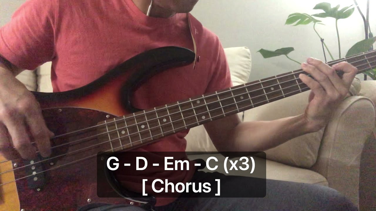 Broken Vessels (Amazing Grace) Hillsong Worship - bass tutorial with chords