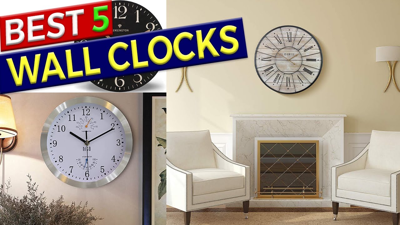 Top 5 Best Wall Clocks | Unique Wall Clocks for Living Room
